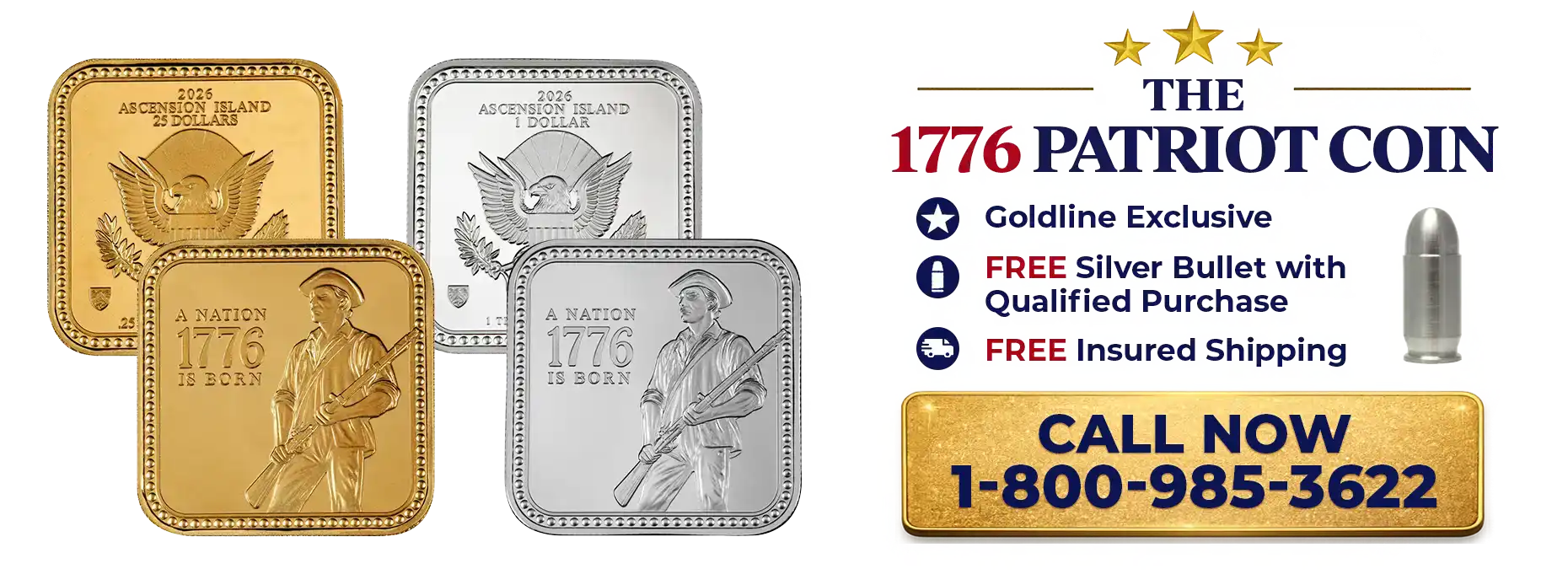 The 1776 Patriot Gold & Silver Coin