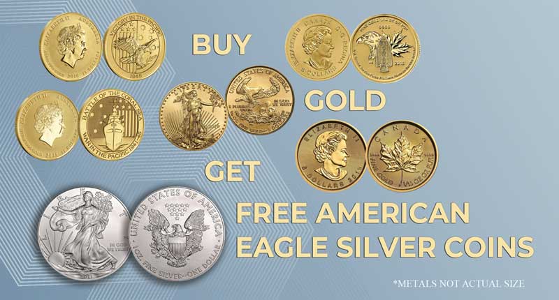 Claim Your 5 FREE American Silver Eagle Coins Deal of the Week image