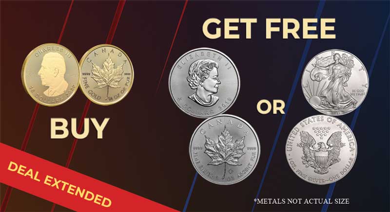 Gold Maple Leaf, Silver Maple Leaf, American Eagle Silver Coin