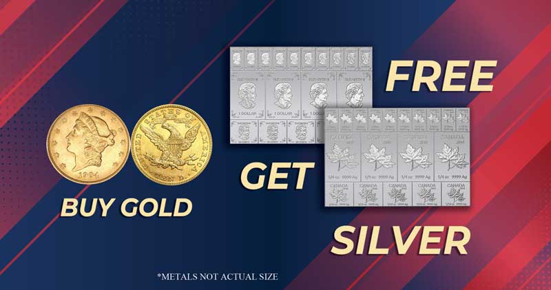 A Classic American Gold Coin + FREE Silver A Classic American Gold Coin + FREE Silver